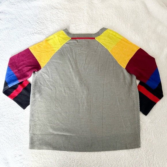 Mossimo Color-Blocked Cardigan Sweater - Picture 3 of 4